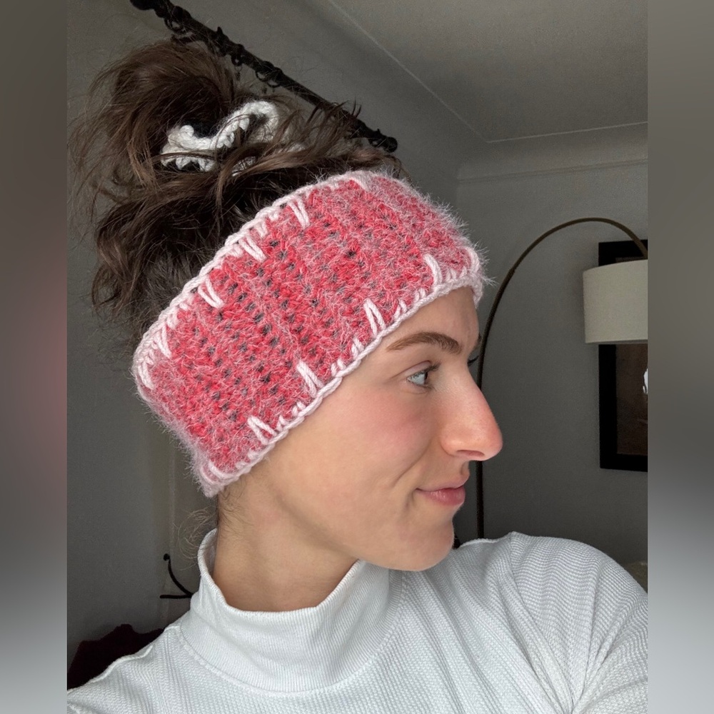 Handmade crochet ear warmers